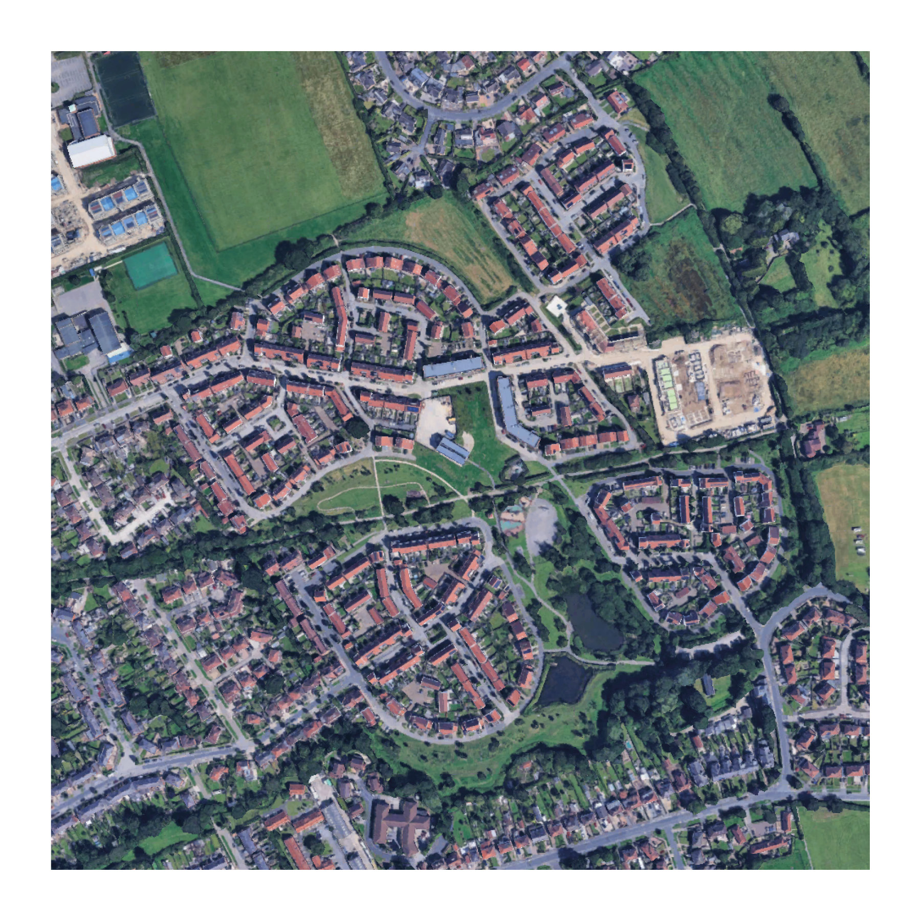 Derwenthorpe, York is an example of a site that integrates well with its surroundings. (Imagery © 2026 Airbus, Maxar Technologies; Map data © 2026 Google).