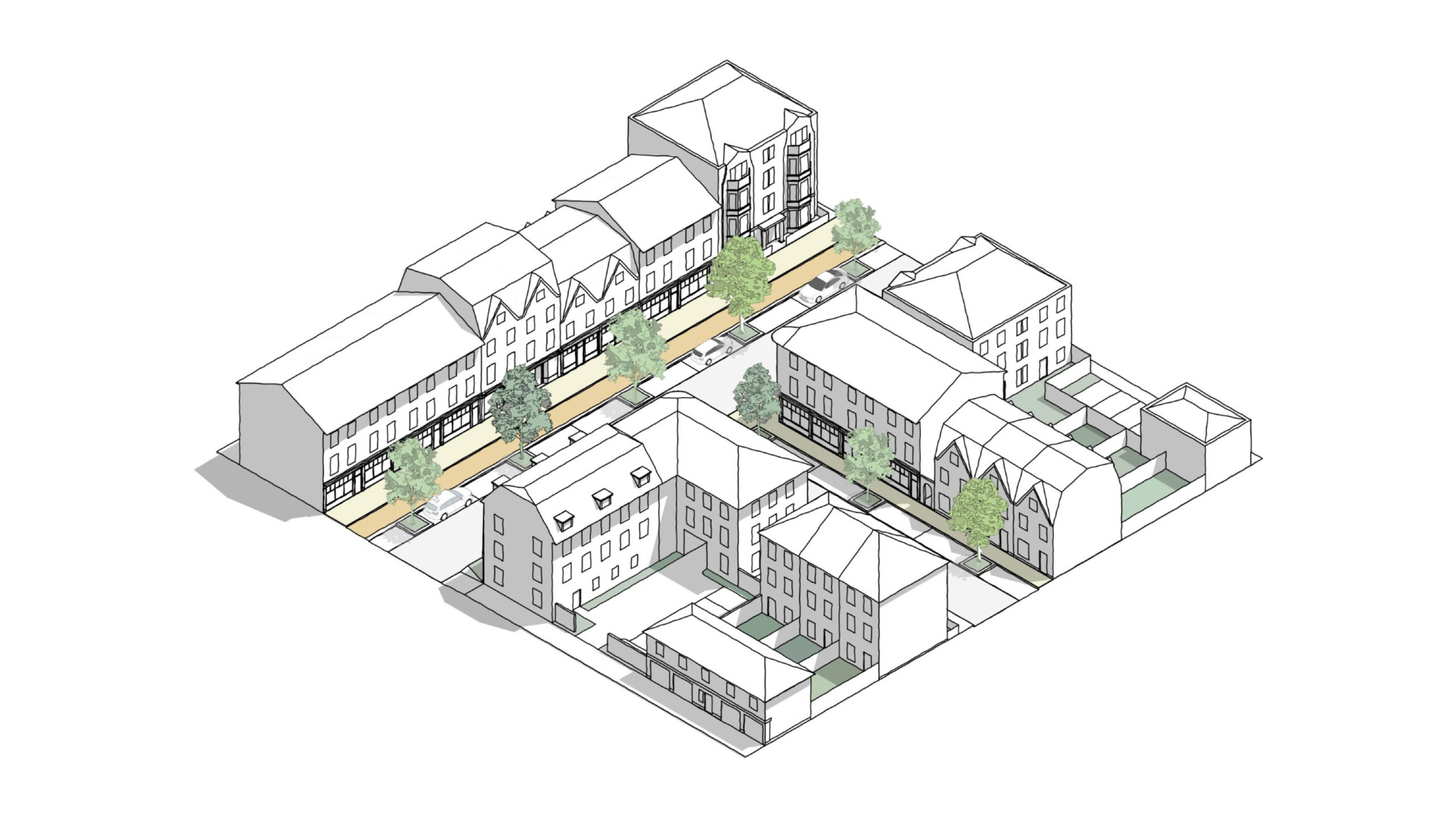 Typical 'Heritage' Area Type block.