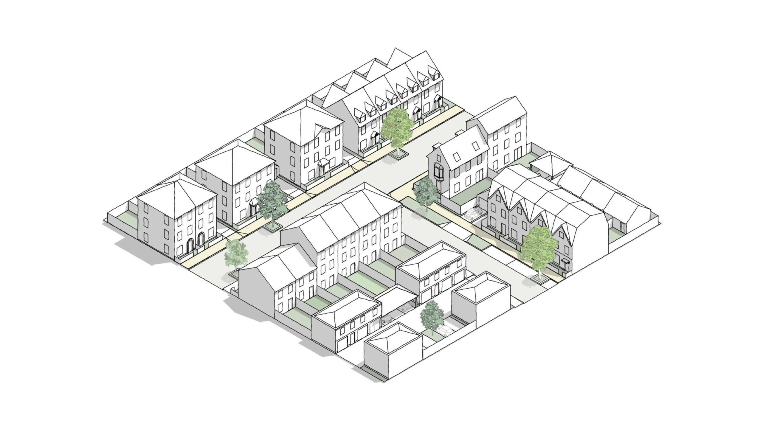 Typical 'Town' Area Type block.