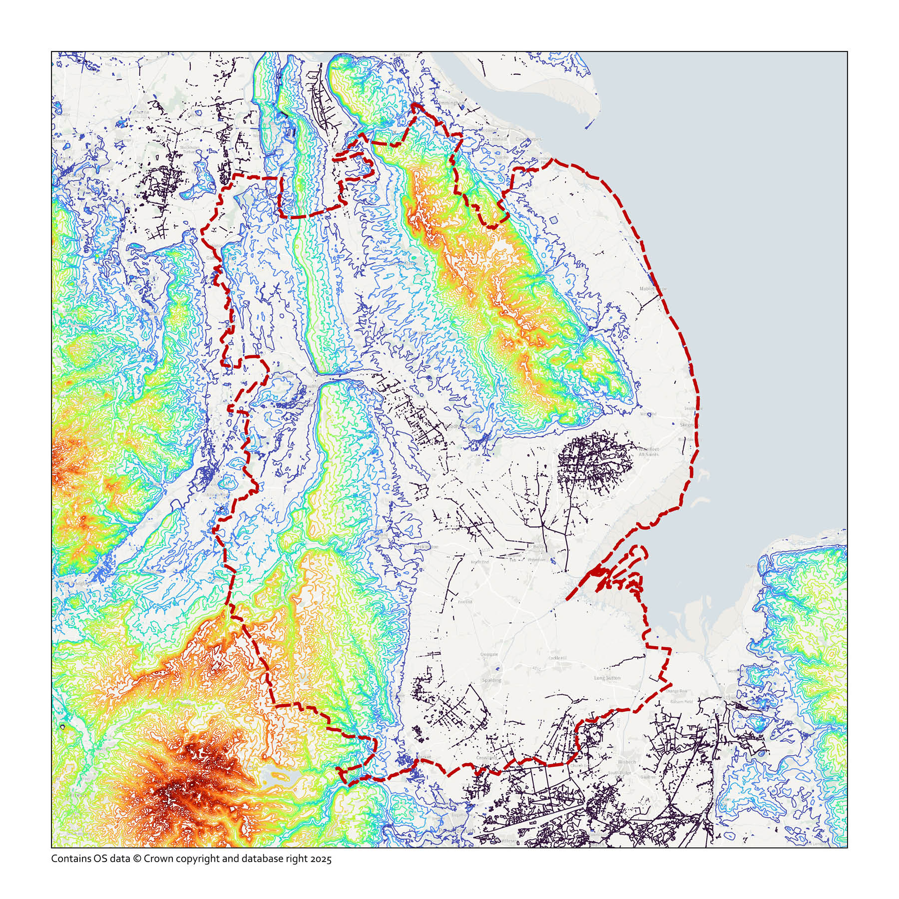 Topography of Lincolnshire