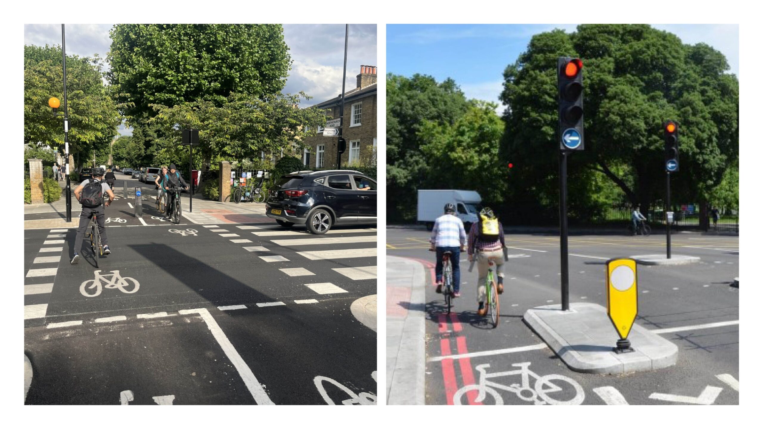 Examples of segregated cycle junctions. (PJA)