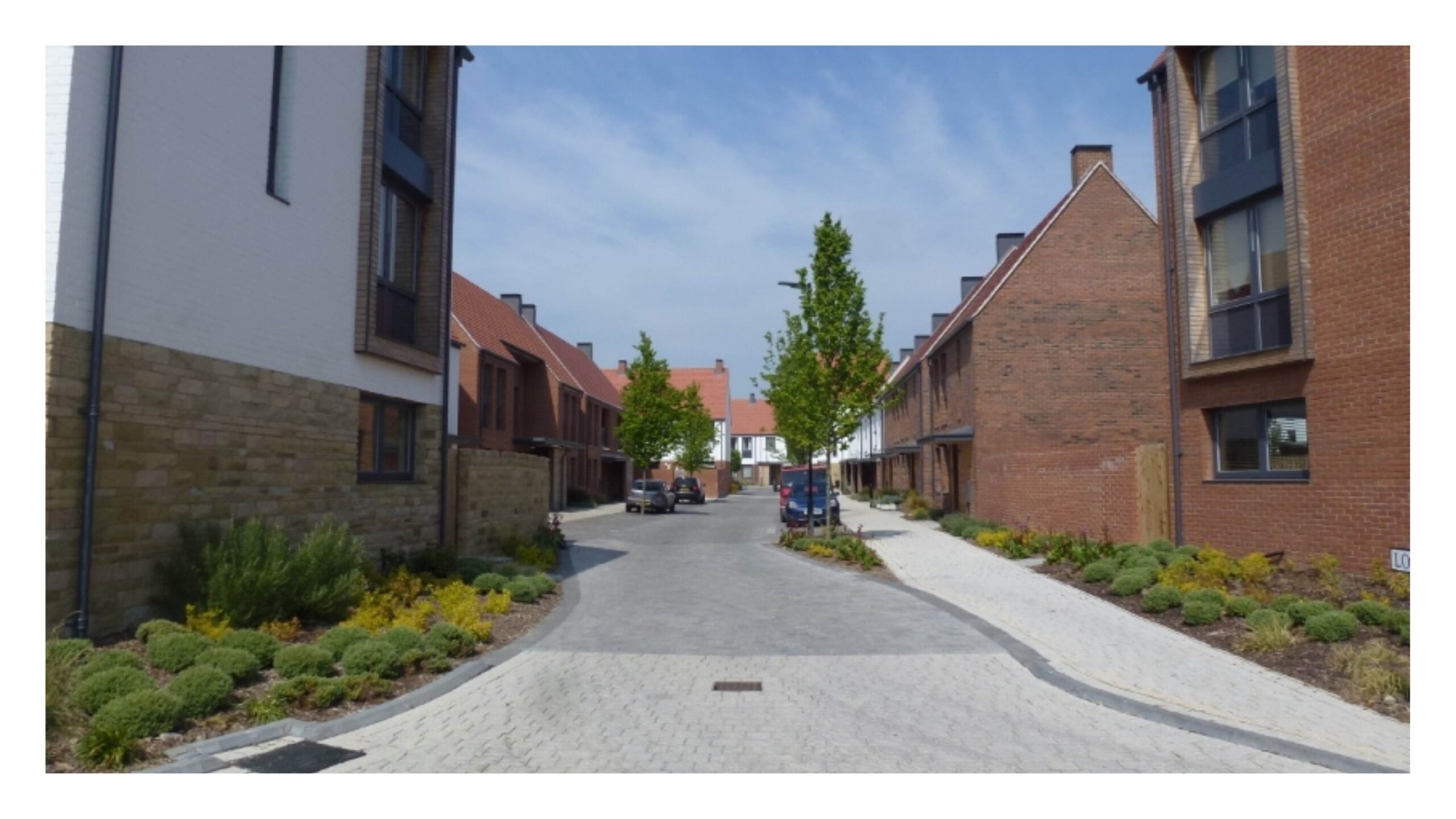 Variable widths, street trees, parking and good materials in Derwenthorpe, York. (Andy Cameron)