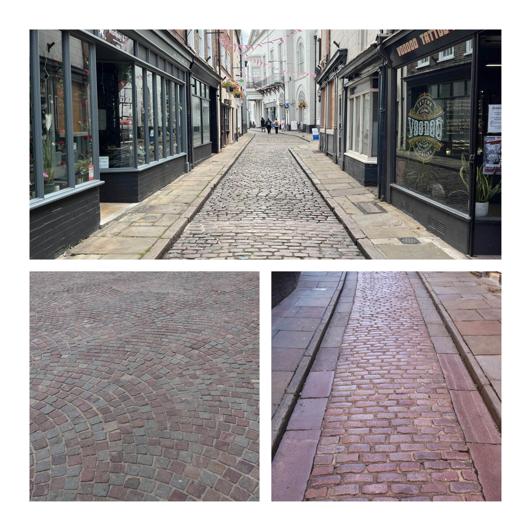 Examples of beautiful paving in Lincolnshire