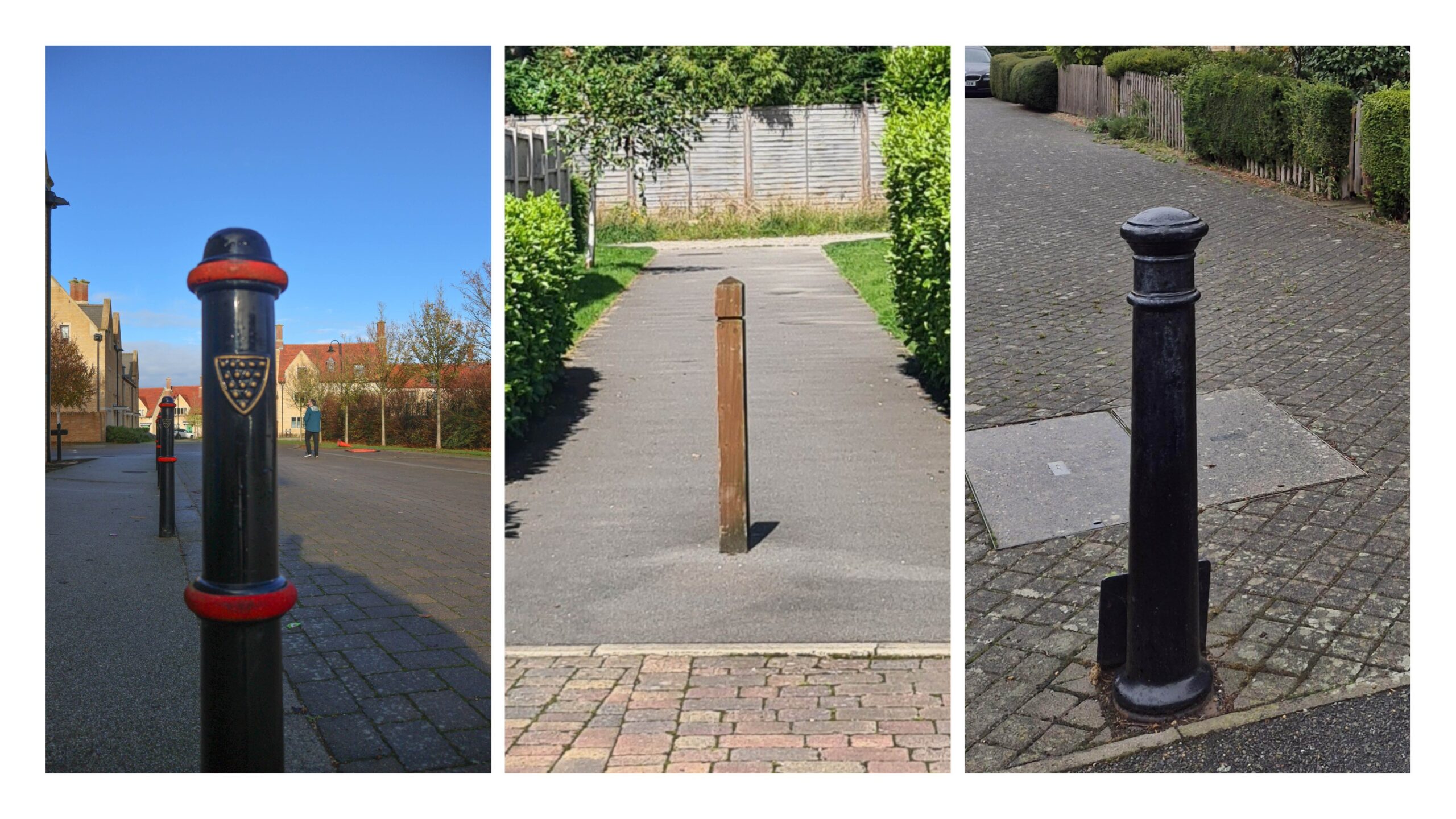 Good examples of bollards