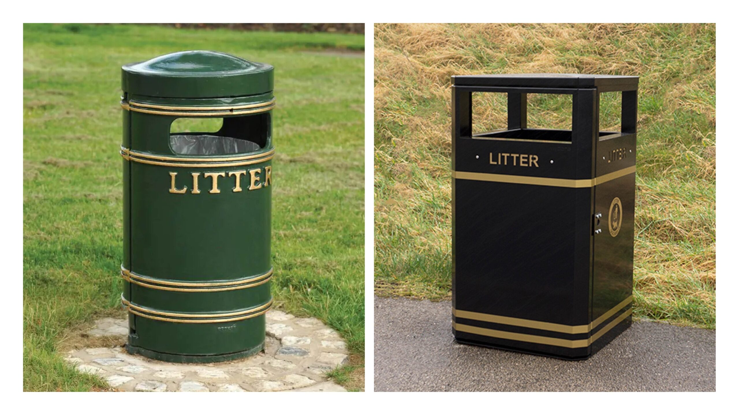 Examples of appropriate bins.