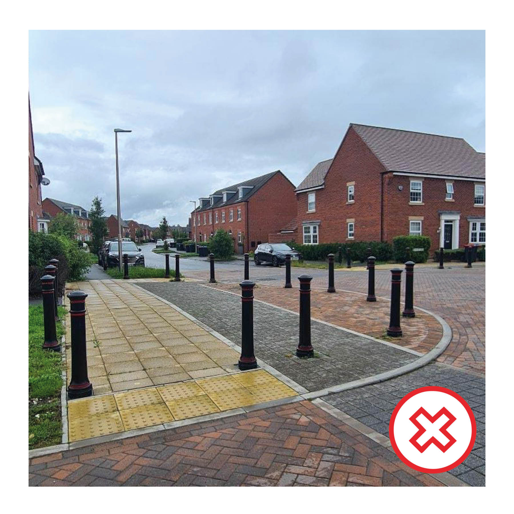 An excess of bollards