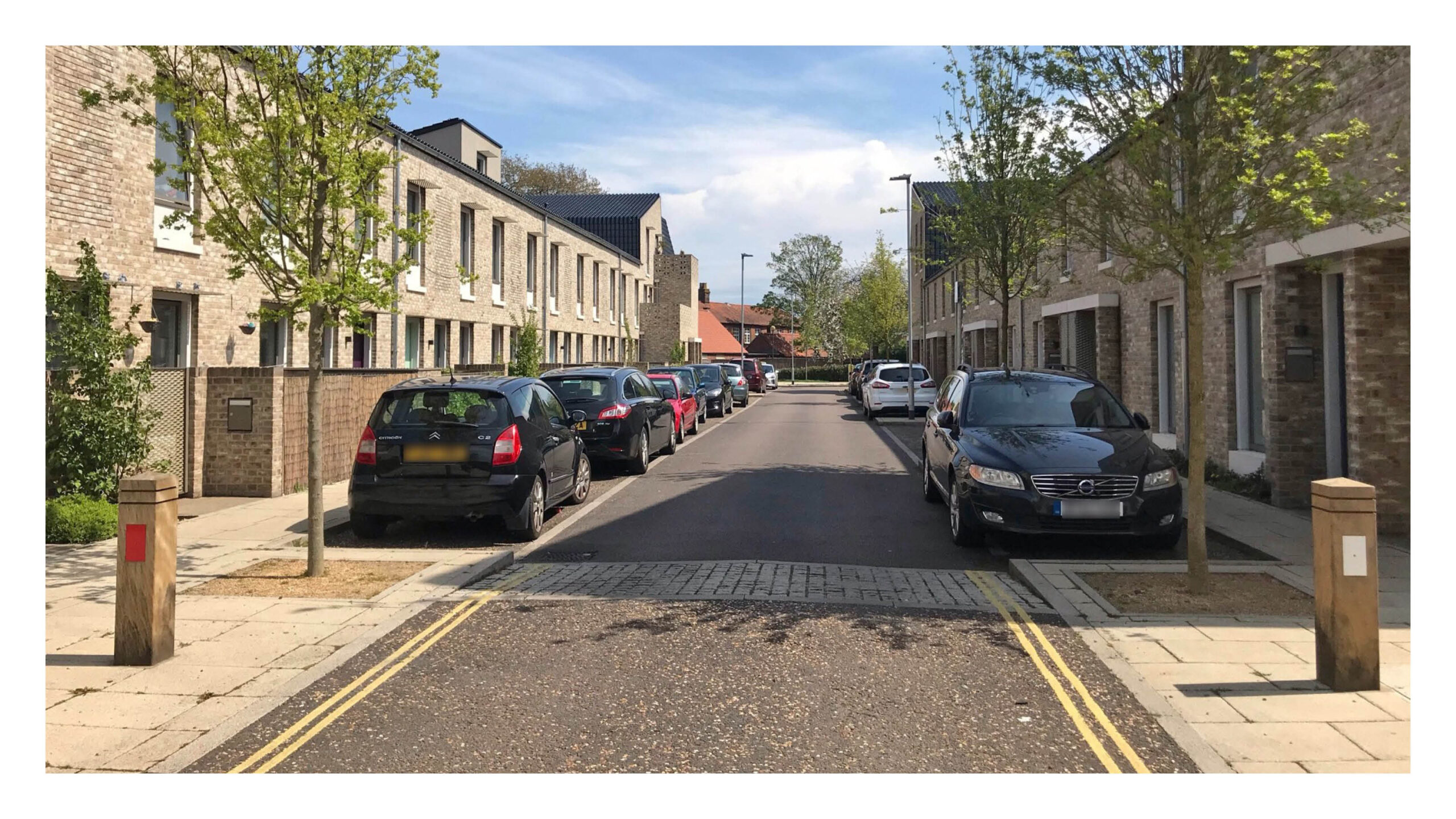 A Residential Street in a Town area type. Goldsmith Street, Norwich