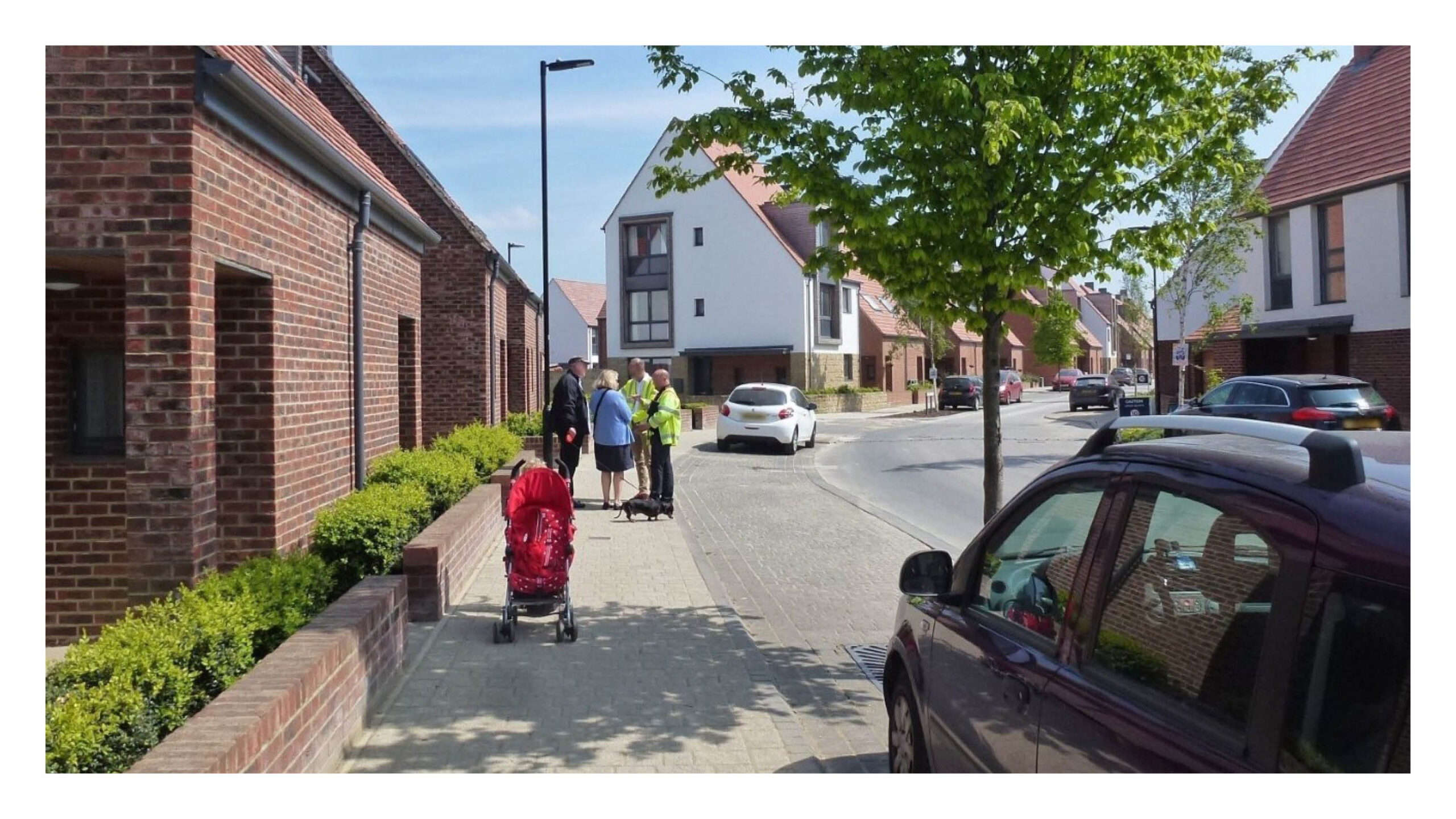 A Residential Street in a Suburban area type. Derwenthorpe, York (Andy Cameron)