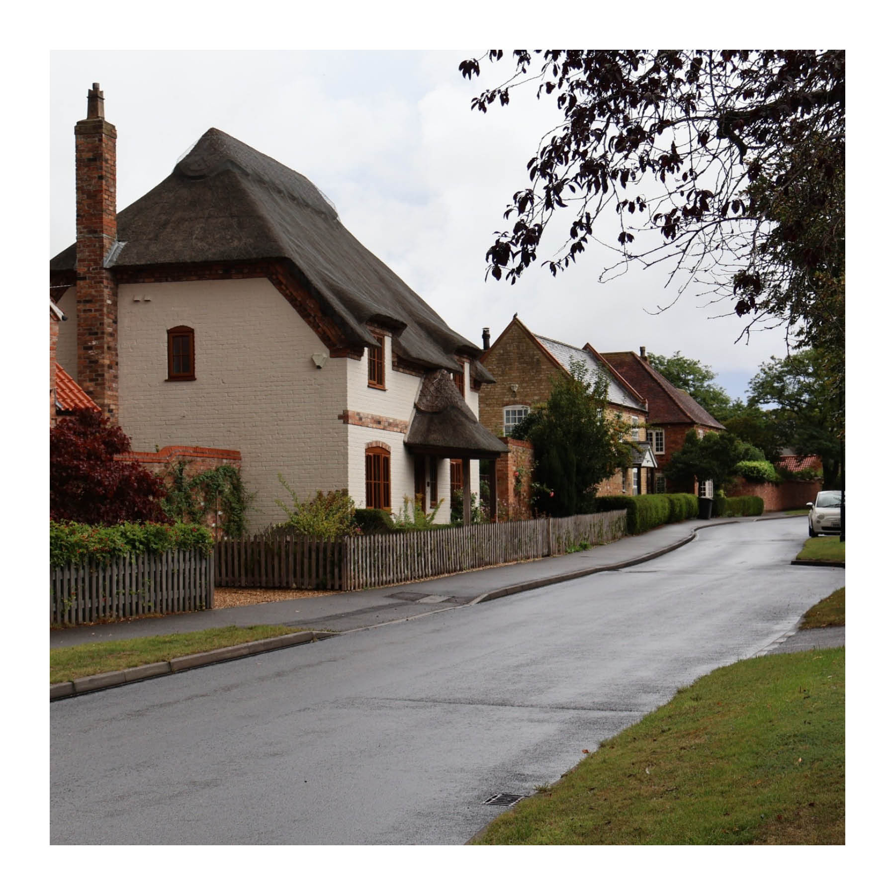 A Residential Street in a Rural area type. Harmston.