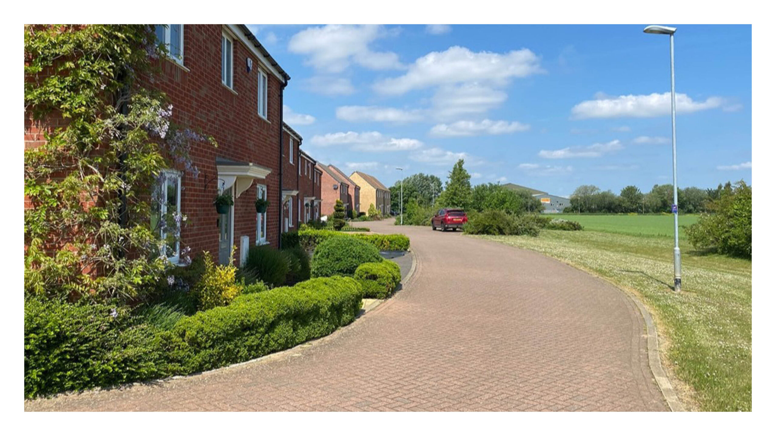 Example of a Rural, or Edge, Lane in Cheshire