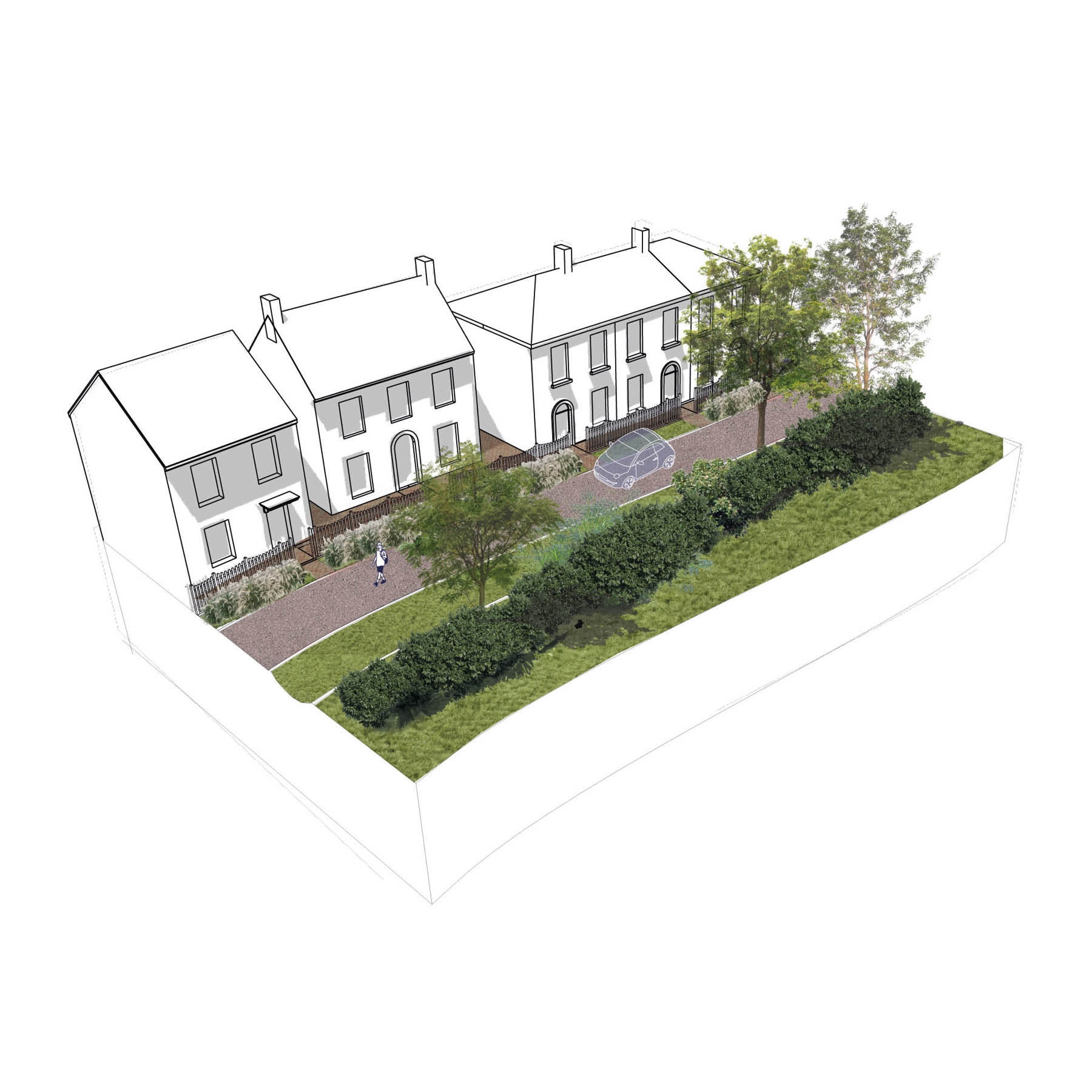 Rural, or Edge, Lane - Visualisation