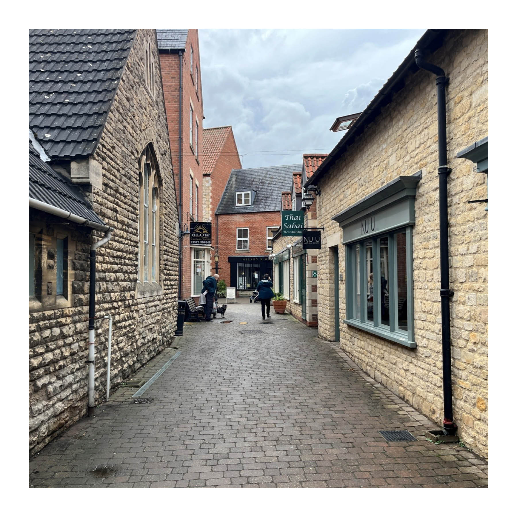 Millstream Square, Sleaford - an example of a Town Mews with shops
