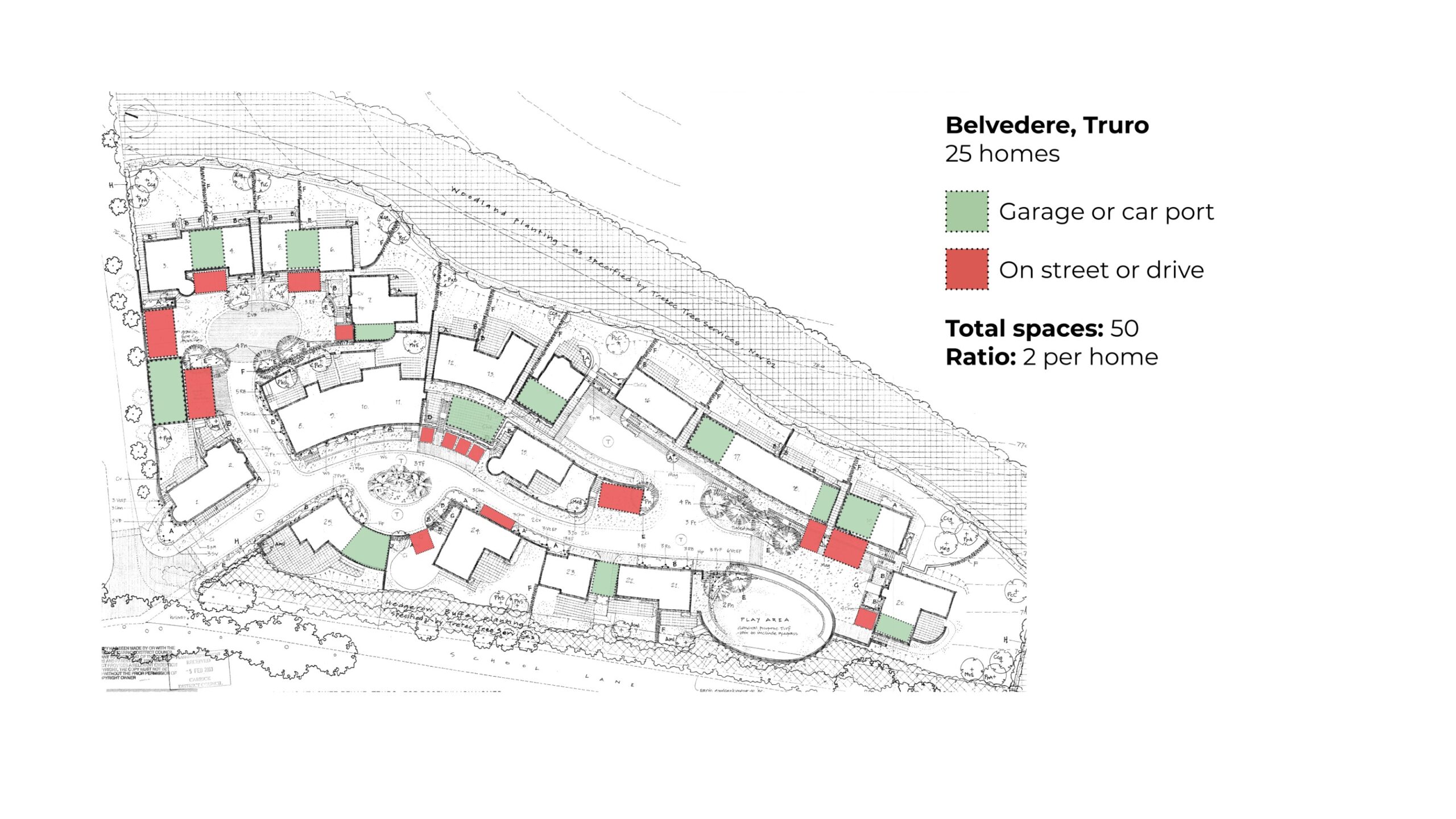 Belvedere, Truro - Layout